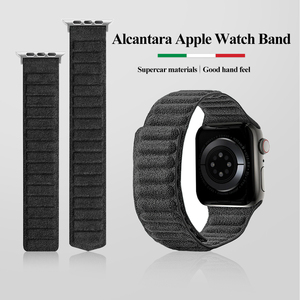 <span class=keywords><strong>Correas</strong></span> de Reloj de Alcántara de Nuevo Diseño para Relojes Inteligentes, Correa de Bucle Ultra Magnético Compatible con <span class=keywords><strong>Apple</strong></span> IWatch Series 1-10 SE - Product Image 3
