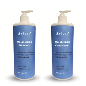 Silk Smoothing Argan Oil Shea Butter <b>Shampoo</b> and Conditioner Oem Natural Hair Care Set - Product Image 6