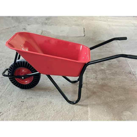 Carretilla de Acero Resistente para Construcción, Agricultura y Jardinería