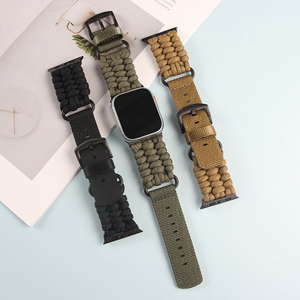 Lionorm สายไนลอนถักร่มชูชีพสำหรับ Apple Watch Series 44มม. 45มม. 42มม. สำหรับ iWatch 10 9 8 SE ultra - Product Image 2