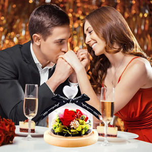 Fábrica al por mayor Every Love A Grade Flores decorativas Rosa preservada Luz para siempre Rosa eterna con cúpula de vidrio para el <span class=keywords><strong>Día</strong></span> de la madre - Product Image 6