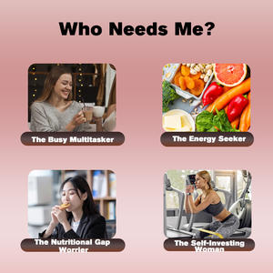 Multivitamin-Kapseln für Frauen Multimineral-Nahrungsergänzungsmittel Energie Stimmung Haare Haut Nägel Tägliche Multivitamine B C D E Zink Kalzium Immunsystem - Product Image 2