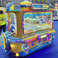 Machine de jeu à prix pour 6 joueurs, machine à griffes à monnayeur et machine à attraper les prix, jeu d'arcade sur le thème des sous-marins
