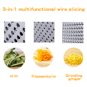 Mini Grattugia Sottile con 3 Superfici, Grattugia a 2 Lati in Acciaio Inossidabile, Tritatutto per Alimenti - Product Image 5