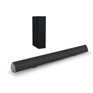 2.0 Channel Home Theater Surround Sound Speaker Sistem Tv Sound Bar 100W dengan Remote