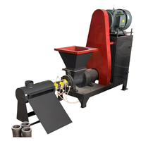 Presse à briquettes de biomasse domestique pour charbon de bois, sciure, coques de riz, extrudeuse de tiges de charbon, petit équipement de moulage de bâtonnets de biochar pour barbecue