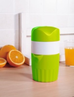 Groene Plastic Handmatige Handpers Pp-Materiaal Granaatappel Juicer Pers Kom Afzuigkap Handmatige Groente Gereedschappen