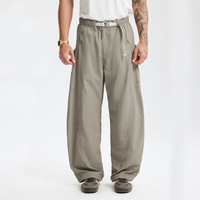 Streetwear léger jambe large urbain extérieur Baggy pantalon de survêtement séchage rapide randonnée pantalon décontracté Oxford Cargo cimeterre pantalon pour hommes