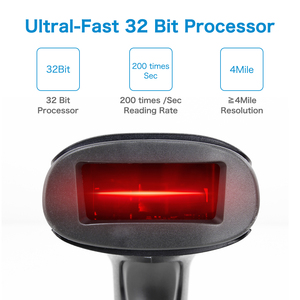 Netum Factory Outlet F Series Đầu Đọc Mã Vạch 1D Siêu Thị Máy Quét Mã Vạch Không Dây Có Dây - Product Image 2