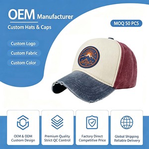 Hot Sale Ripped 100% Worn Looking Washed-Out Cotton Baseball Personalized <b>Light</b> <b>Board</b> Peaked Cap - Product Image 1