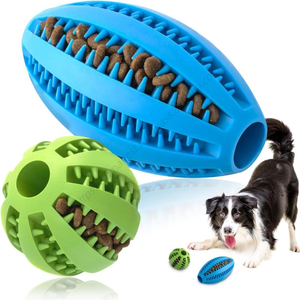 Juguetes Dispensadores de Golosinas para Perros, Juguetes de Goma para Limpiar los Dientes, Ecológicos, para Cachorros - Product Image 1