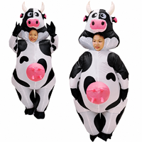Disfraz inflable de vaca para adultos, adorable, para Halloween, Navidad, fiestas, regalo, cosplay de animales.