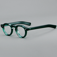 Lunettes rondes en acétate rétro MS YL8013 pour femmes, verres bloquant la lumière bleue, montures de lunettes de vue, monture de qualité supérieure
