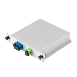 OEM profesional tipo <span class=keywords><strong>Cassette</strong></span> UPC SC FTTH 1x2 <span class=keywords><strong>de</strong></span> fibra óptica PLC Splitter - Product Image 1