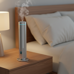 Diffuseur de parfum de luxe rechargeable pour hôtel - Tour en aluminium, télécommandé, idéal pour les salles <span class=keywords><strong>d</strong></span>'accueil et les chambres <span class=keywords><strong>d</strong></span>'hôtes - Product Image 2