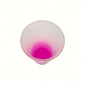 Vaso de Cerveza con Forma de Lata, Botella de Agua de 18 oz, Vaso Sublimable en Blanco, Vaso Esmerilado de 18 oz, Vaso Tipo Mason con Tapa de Bambú y Pajita - Product Image 3