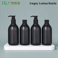 Flacon distributeur de lotion corporelle en plastique transparent réutilisable, flacons pompe givrés vides pour le lavage des mains, savon liquide et shampoing pour hommes
