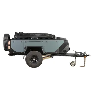 גבוהה באיכות מאובזר מגולוון Off-road Camper קרוואן עם נהדר מחנה מטבח (צלב-גבול)