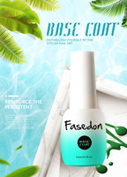 En gros : Base coat en caoutchouc, Top coat effet diamant, Kit de vernis gel sans résidu, Fournitures pour ongles de salon, Gel UV LED Soak-off