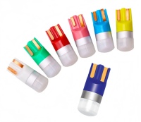 T10 LED 전구 6.3V AC/DC 2835 2SMD 핀볼 LED 전구 W5W 웨지 LED 자동차 실내 독서등 돔 조명 자동차 주차등