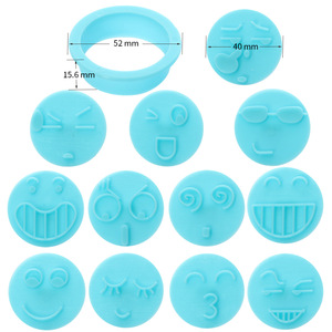 Juego <span class=keywords><strong>de</strong></span> 12 Cortadores <span class=keywords><strong>de</strong></span> <span class=keywords><strong>Galletas</strong></span>, Moldes para Fondant y <span class=keywords><strong>Galletas</strong></span>, Molde <span class=keywords><strong>de</strong></span> Plástico con <span class=keywords><strong>Caras</strong></span> Sonrientes, Molde para Relieve, <span class=keywords><strong>Galletas</strong></span> Navideñas - Product Image 6