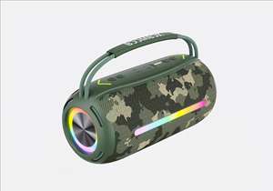 Altavoz portátil al aire libre Waterpoof <span class=keywords><strong>Boom</strong></span> Box 360 Subwoofer Bass Party Altavoz de diente azul Altavoces envolventes Boombox inalámbricos - Product Image 5