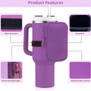 Promotion Waterproof Neoprene Running Armband Phone Holder with Portable Water Bottle <b>Pouch</b> Key Bag in Stock - Product Image 3