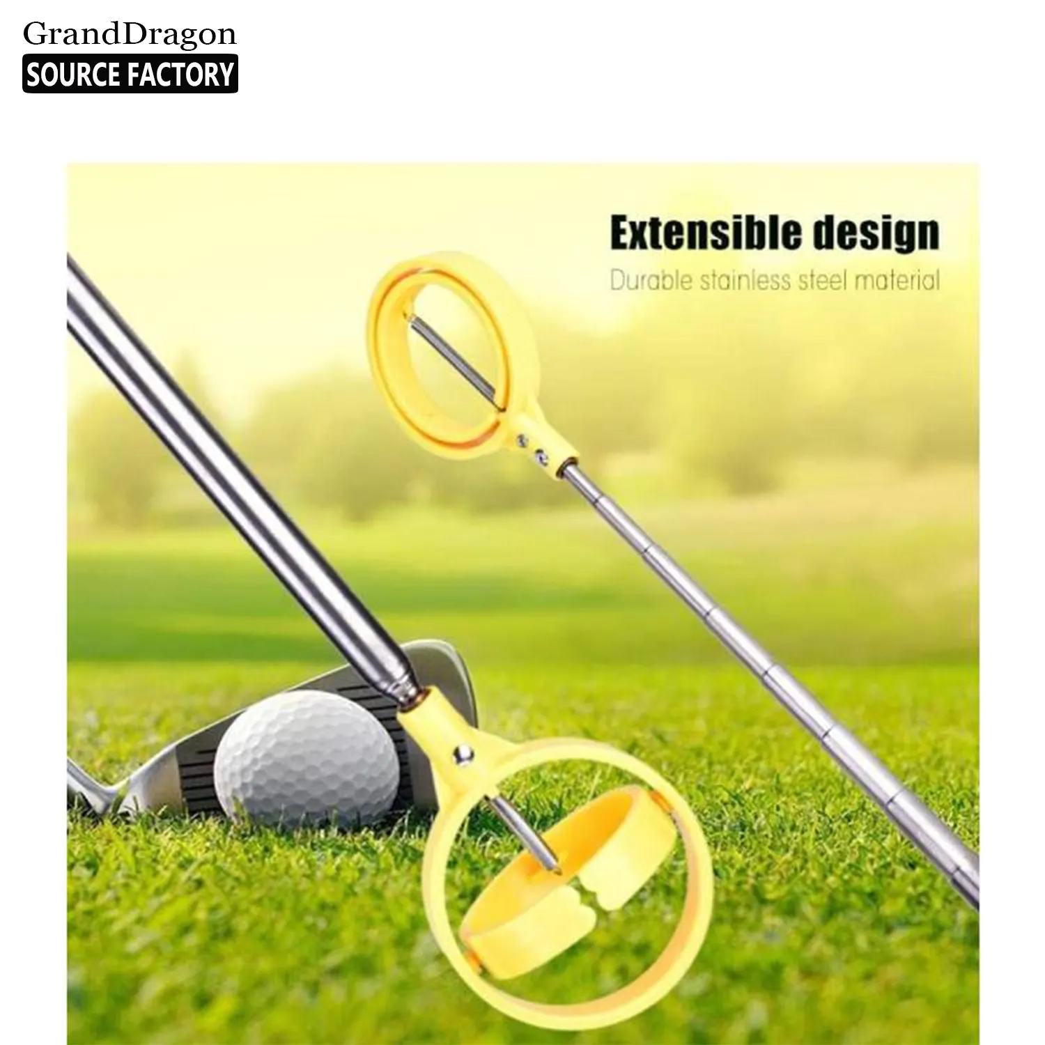 Fábrica al por mayor Bola de recogida de pelota de Golf Retriever para actividad de Golf