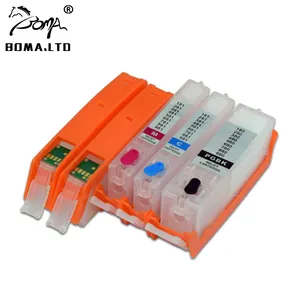 PGI-570 Navulbare Inkt Cartridge Met Auto Reset Chip Voor Canon MG5750 MG5751 MG5752 MG575 TS5050 TS6050 MG6850 MG6852 MG6853