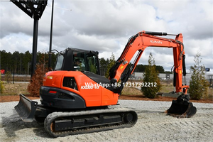 Excavatrice d'occasion de marque japonaise de premier plan Kx080-4, modèle Kx080-4, pour travaux de terrassement, à vendre au Japon, hydraulique de marque japonaise de premier plan - Product Image 6