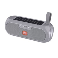 Haut-parleur solaire créatif TG182, portable, avec basses puissantes, compatible carte TF, mini audio sans fil pour extérieur – Meilleures ventes