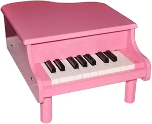 Piano con 18 teclas para niños, Juguete Musical de madera de alta calidad