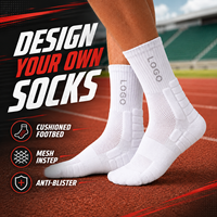 Chaussettes de sport unisexes personnalisées en gros avec logo tricoté, chaussettes de sport en coton personnalisées, chaussettes de course et de basketball respirantes de haute qualité