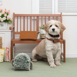 미니멀리스트 스타일 프리미엄 PU 가죽 애완 동물 쓰레기 가방 캐리어 휴대용 유니버설 애완 동물 똥 휴지통 가방 홀더 애완 동물 산책 - Product Image 1