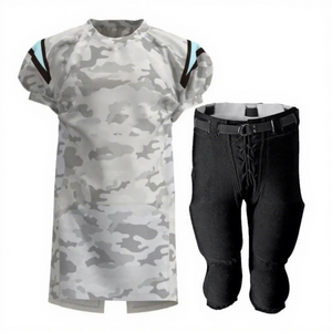 Hot Selling <b>Cheap</b> Price American Football Uniform Custom Design Latest Design 100% Polyester Breathable & Quick Dry Men's Adult - Product Image 1
