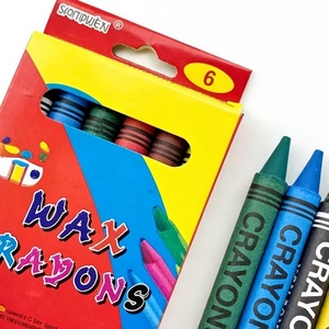 Crayones de Cera Portátiles No Tóxicos de 6 Colores Vibrantes, Económicos y de Alta Calidad para Niños, 2026 - Product Image 5