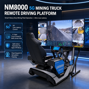 Estación de Control Remoto 5G NM8000 para Teleoperación de Excavadoras y Camiones de Transporte en Tiempo Real - Product Image 3