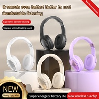 Headphone Over-Ear suara terbaik desain baru Earphone HiFi latensi rendah headphone nyaman dapat dilipat untuk Gaming dan olahraga