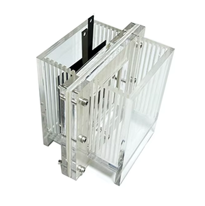 Électrolyseur de type H avec des réservoirs à membrane d'électrolyse en verre organique à double/triple ouverture non scellés - Product Image 1