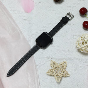 Pulsera de reloj <span class=keywords><strong>rado</strong></span> 14mm Mini diseño 100% cuero genuino para Apple Watch Ultra 2 Band 49mm correa de reloj para IWatch 42mm - Product Image 4