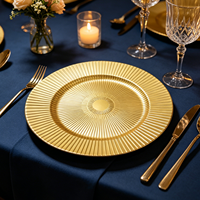 Assiettes de présentation contemporaines de 13 pouces personnalisables pour les fournitures de fête et les services de table
