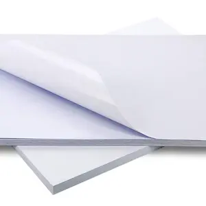 Self Adhesive White Double Side Self Adhesive Photo Paper PET Sheet For Photo Book Making