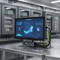 Ordinateur industriel embarqué 10,1 pouces Android RK3568 POE NFC 4G avec écran tactile capacitif IP65, PC HMI, armoire de contrôle d'automatisation PLC