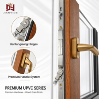 Venta Directa de Fábrica, Ventanas Abatibles Horizontales Modernas de UPVC, Doble Acristalamiento, Vidrio Templado, Resistentes al Viento, Garantía de 5 Años