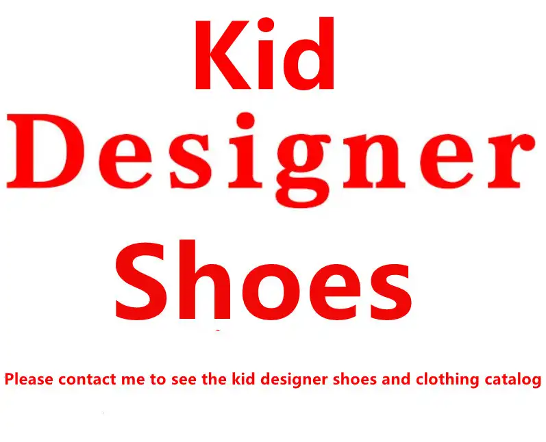 Zapatos de alta calidad para niños, zapatillas de diseñador de marca famosa de lujo, botas para niños, venta directa de fábrica