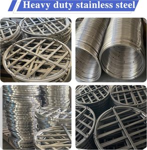 Support pour baril d'eau de pluie <span class=keywords><strong>en</strong></span> acier inoxydable robuste, compatible avec les barils <span class=keywords><strong>en</strong></span> plastique de 45/50/55 gallons, résistant aux intempéries et à la rouille pour l'extérieur - Product Image 2