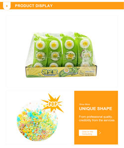 हॉट सेल डच अंडे की पुडिंग मीठी मटर के आकार की हलाल पुडिंग जेली कैंडी पॉपिंग कैंडी के साथ - Product Image 2