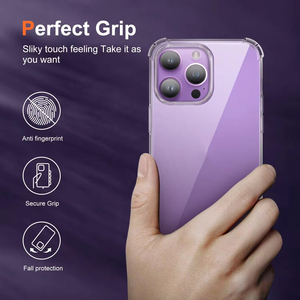 Custodia posteriore in Tpu trasparente in Tpu 1.5mm trasparente per <span class=keywords><strong>iPhone</strong></span> 17 16 15 Plus <span class=keywords><strong>13</strong></span> 14 Pro Max custodia antiurto - Product Image 5