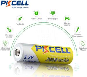 Prezzo all'ingrosso 1.2v <span class=keywords><strong>Nimh</strong></span> AA batteria 2800mAh ricarica rapida ricaricabile doppia una dimensione <span class=keywords><strong>batterie</strong></span> per luci solari - Product Image 6