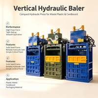 Presse à balles hydraulique verticale industrielle Hengyun pour ferraille, seaux de peinture et métaux